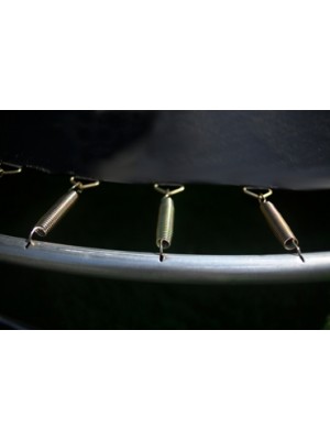 FunFit Detská záhradná trampolína 252 cm s vonkajšou sieťou a rebríkom