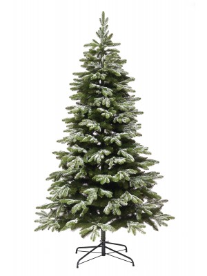 VIANOČNÝ STROMČEK SO ZASNEŽENÝMI 3D KONÁRIKMI 180cm